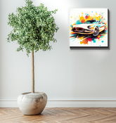 Countryside Drive Wrapped Canvas